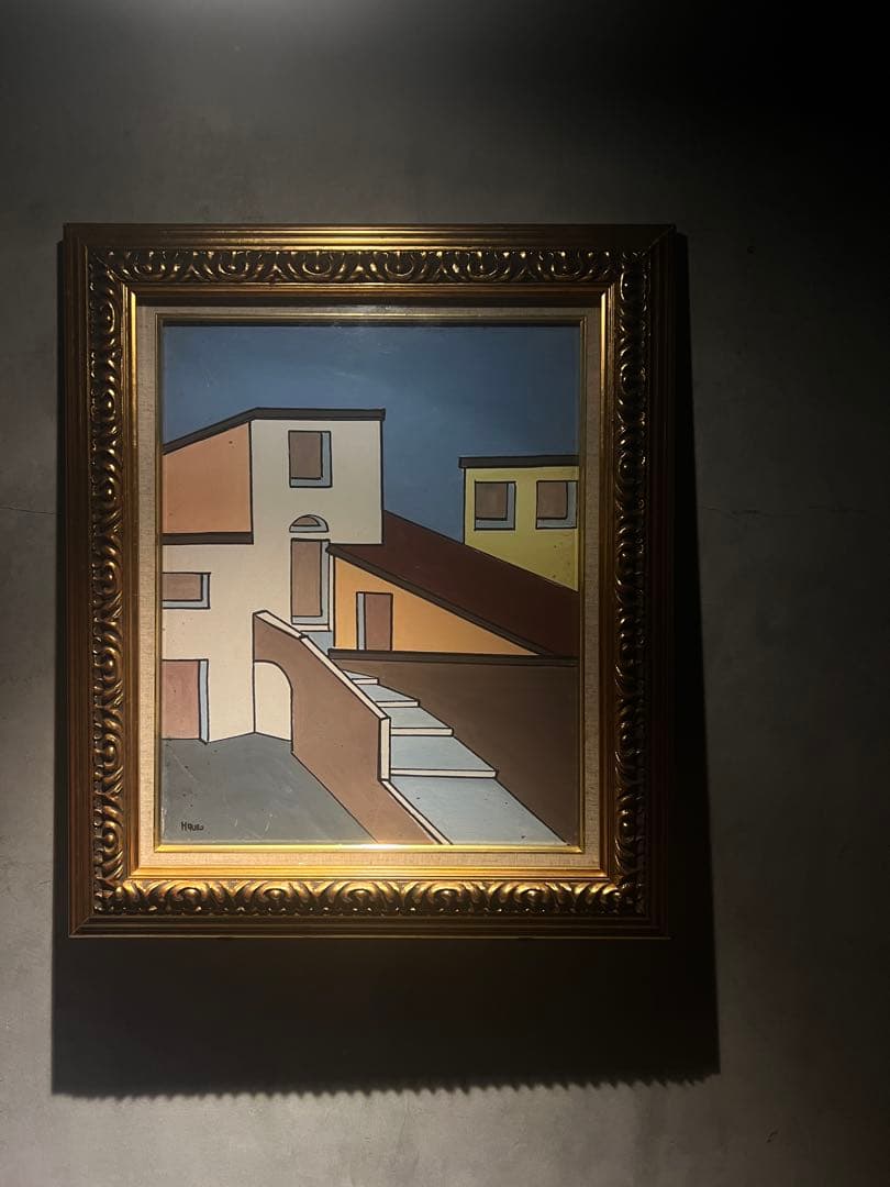 Italy import 肉筆油彩画　証明あり