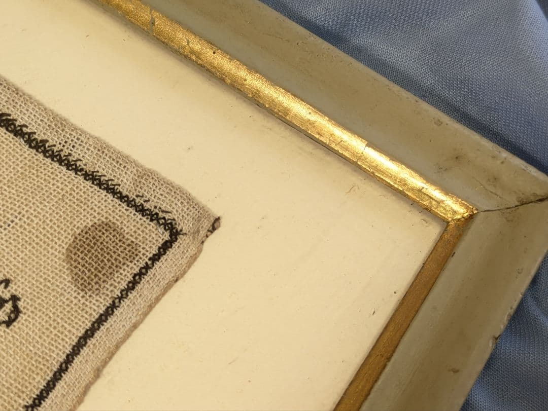 イギリス アンティーク 刺繍額 スクールサンプラー 12歳制作