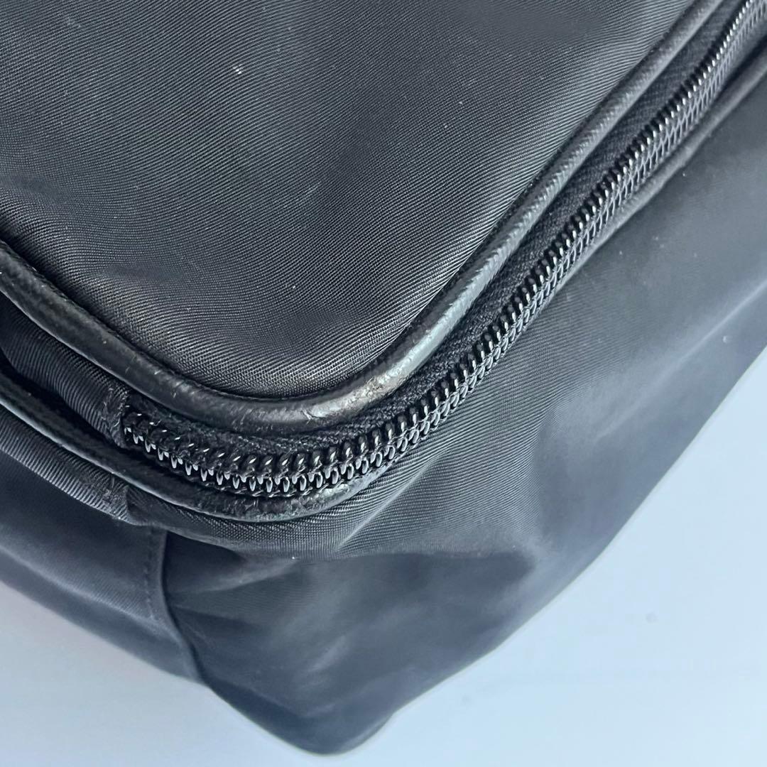 ✨️極美品✨️ PRADA ビジネスバッグ　ハンドバッグ　ナイロン　レザー　黒
