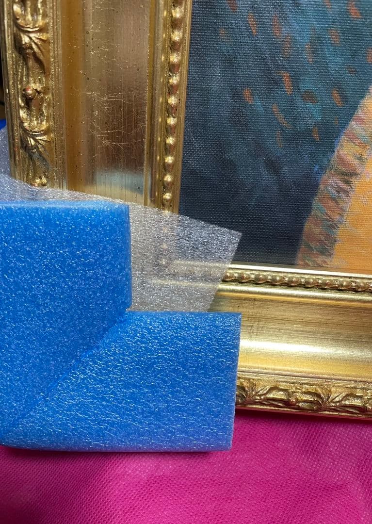 レア 超希少 ゴッホピカチュウ　キャンバスアート　金枠　Sサイズ ゴッホ美術館