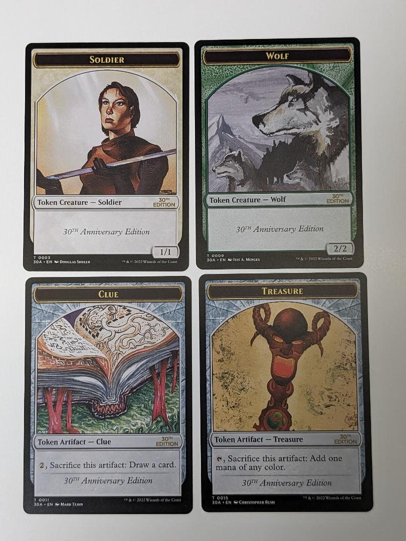 MTG 30th anniversary edition：新枠レア＆トークン