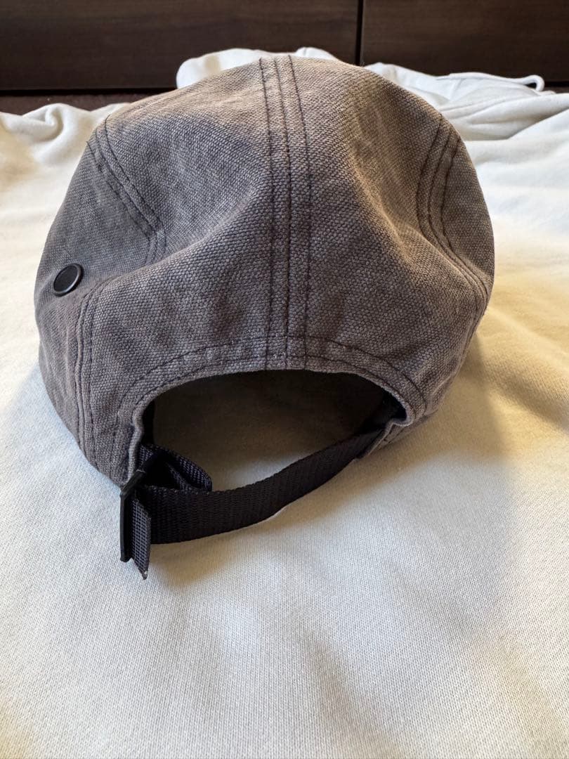 Supreme Washed Canvas Camp Cap ブラック 19aw