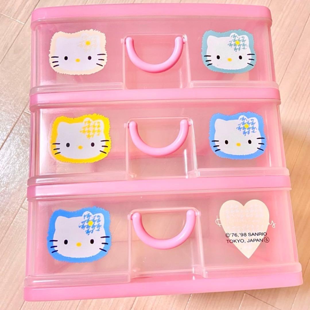 レア！当時物 サンリオ キティ カオハナ まとめ売り 千鳥柄 平成レトロ 旧ロゴ