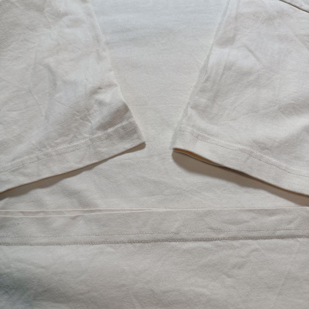 BALENCIAGA バレンシアガ Tシャツ 刺繍ロゴ アイボリー XXS .