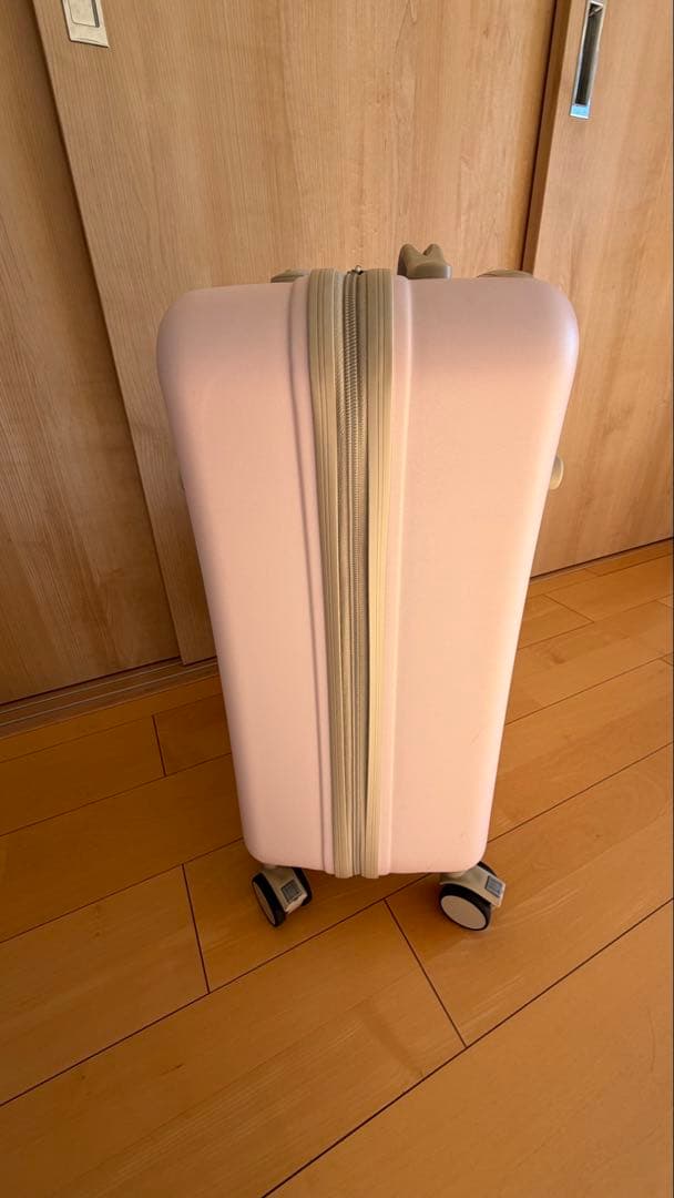 ノリッコ　のりっこ　乗れるキャリーケース　パステルピンク