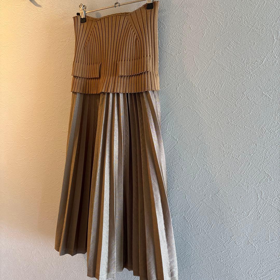 【美品】TOGA PULLA ワイドウエストバンドスカート