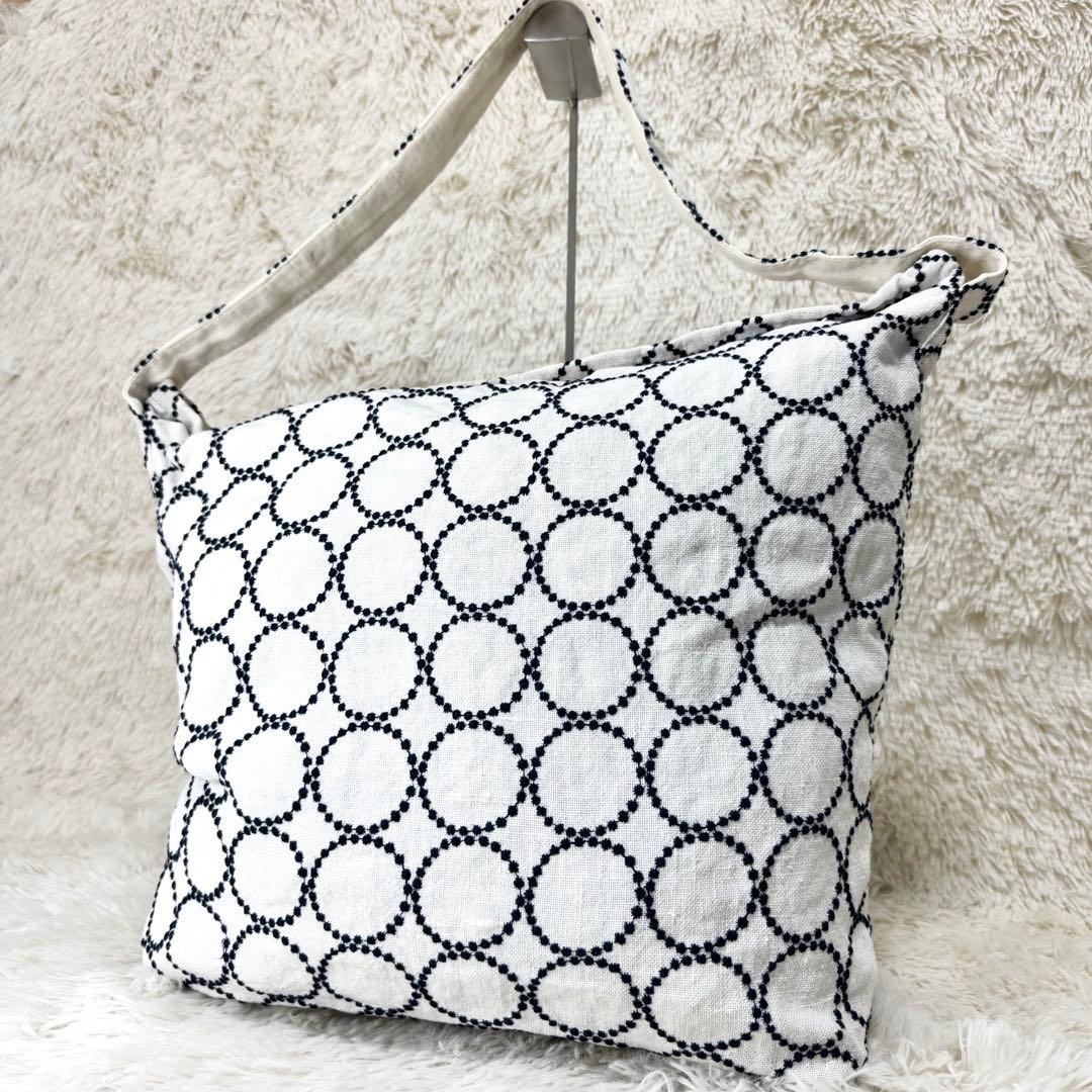 mina perhonen ミナペルホネン タンバリン ショルダーバッグ L 白