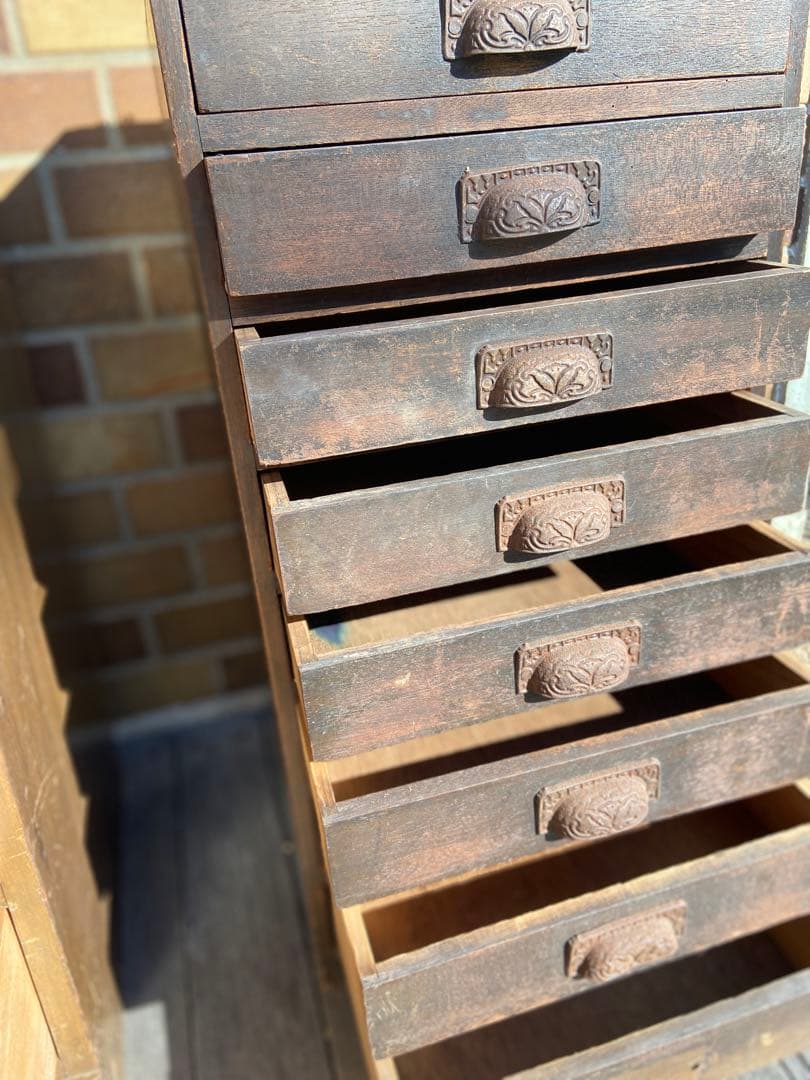 引き出し箱　古道具アンティークヴィンテージレトロ収納ディスプレイインテリア