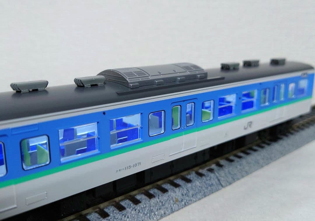トミックスHO JR115系1000番代（長野色・N編成・リニューアル車）加工品