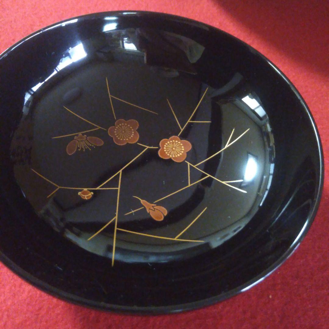 輪島塗稲忠漆芸堂謹製　椀五客未使用品