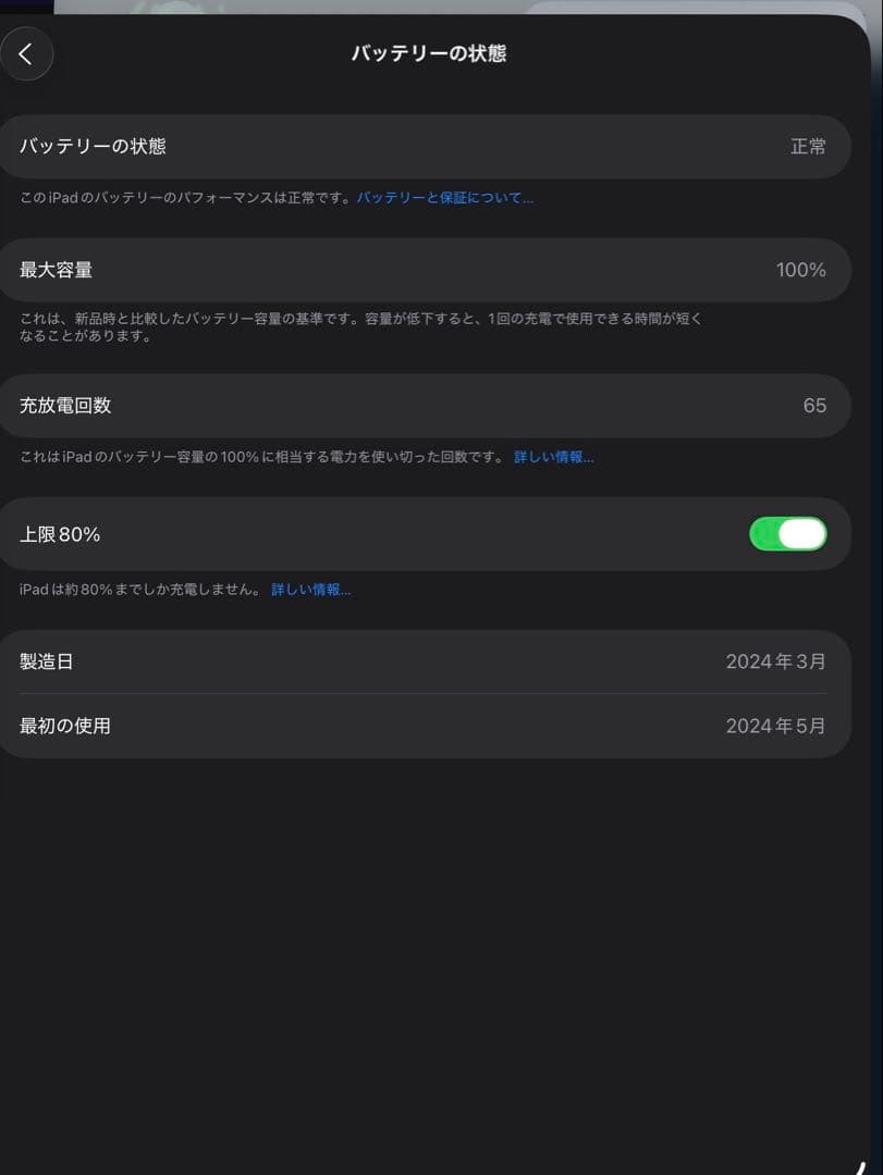 iPad pro M4 13インチ ブラック Wi-Fi 256GB