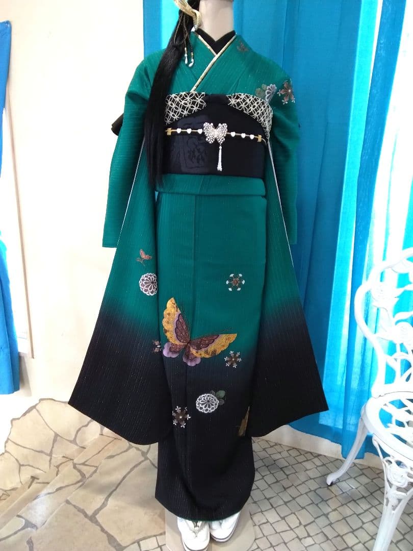 ❰専用❱です！、正絹振袖成人式、重ね衿、帯揚げ、帯締め、袋帯、長襦袢◐