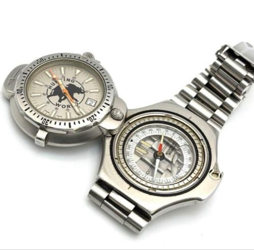 い*ま様 HUNTING WORLD スポーツアバウト コンパス ウォッチ 腕時