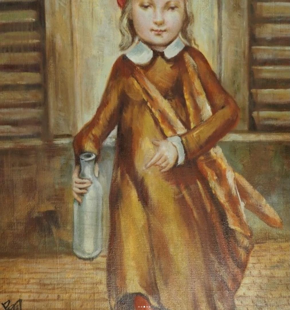 藤田嗣治　ー　少女