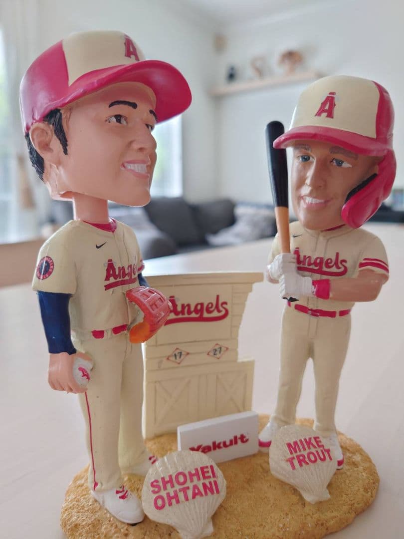 大谷翔平&マイク・トラウト シティコネクト・ダブルボブルヘッド