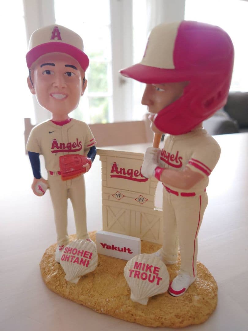 大谷翔平&マイク・トラウト シティコネクト・ダブルボブルヘッド
