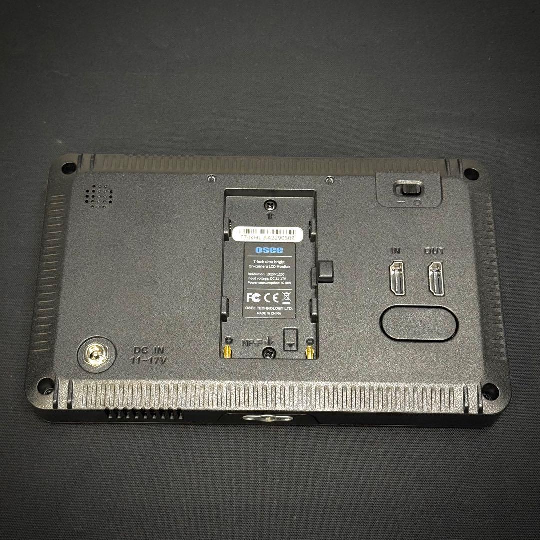 【美品】OSEE T7 / 4K カメラモニター 3000nits