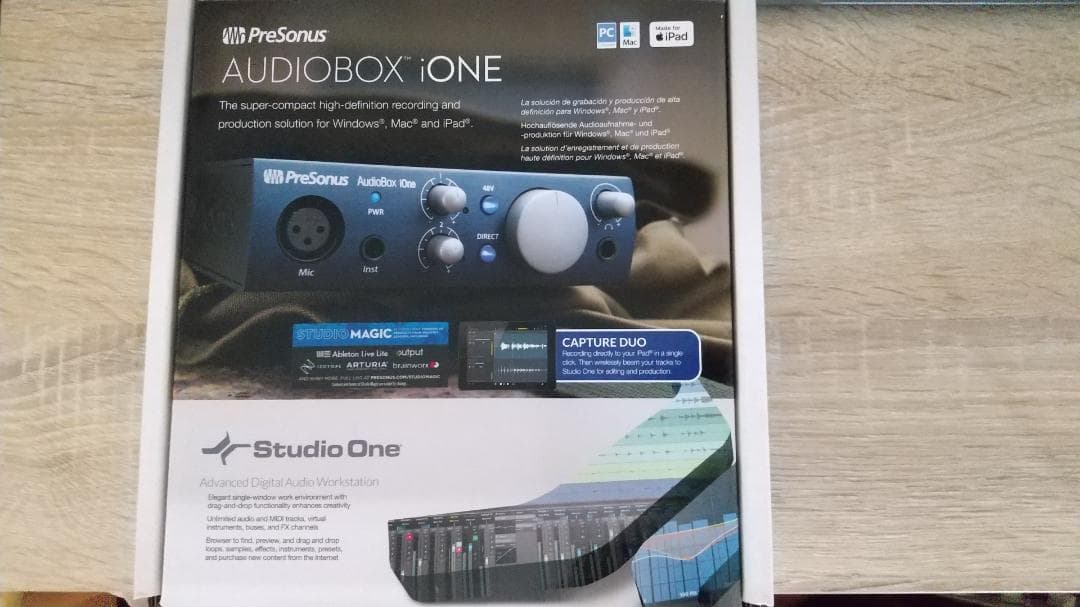 PreSonus AudioBox iOne【未使用】