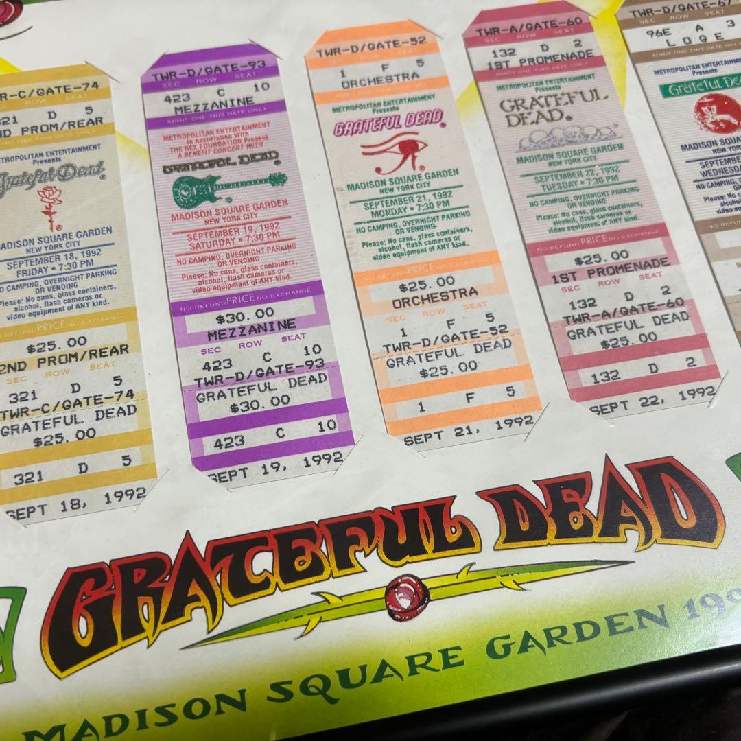 限定 正規品 貴重 Grateful Dead Vintage Ticket