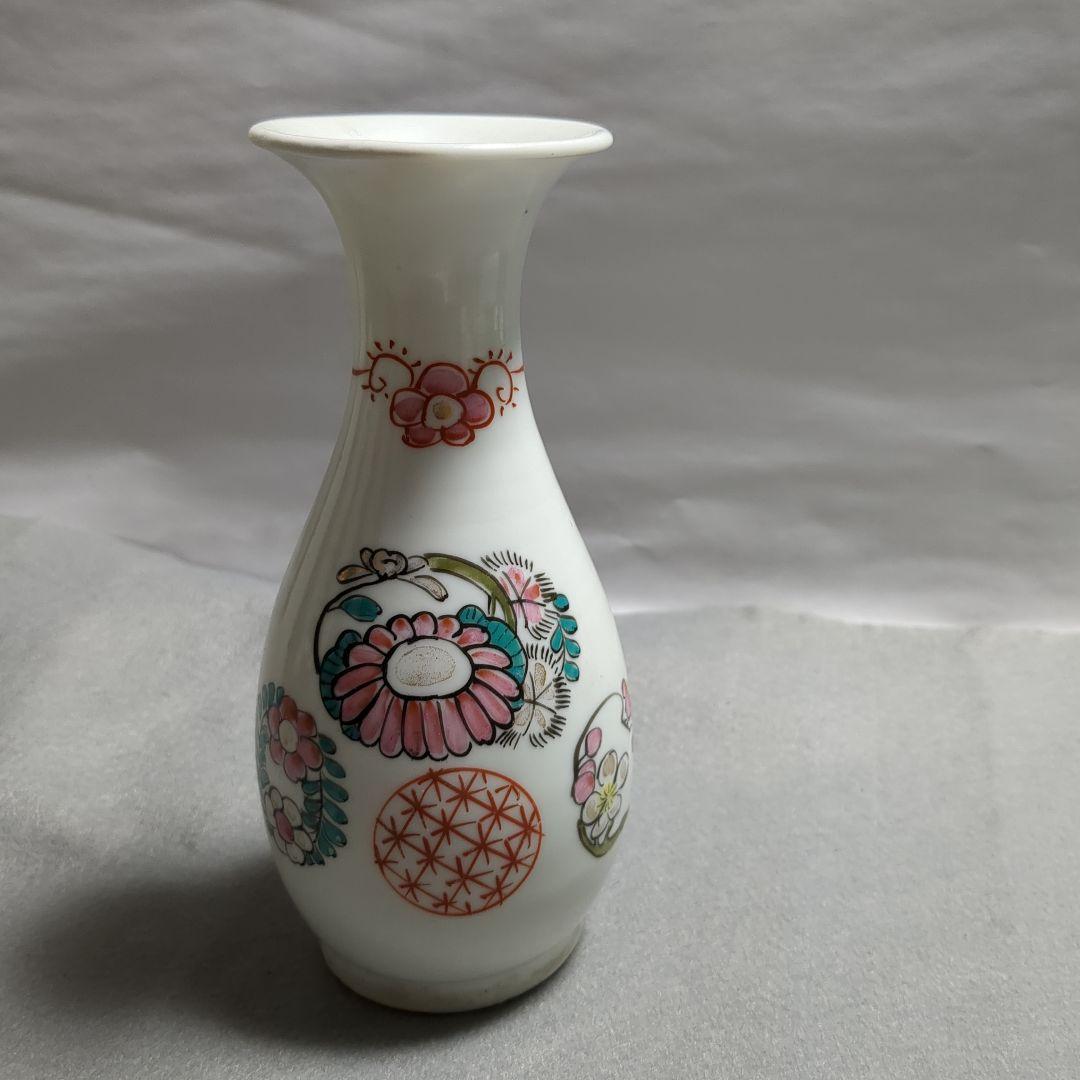 別格平佐焼博物館美術品貴重品赤絵一輪挿し時代物骨董品徳利