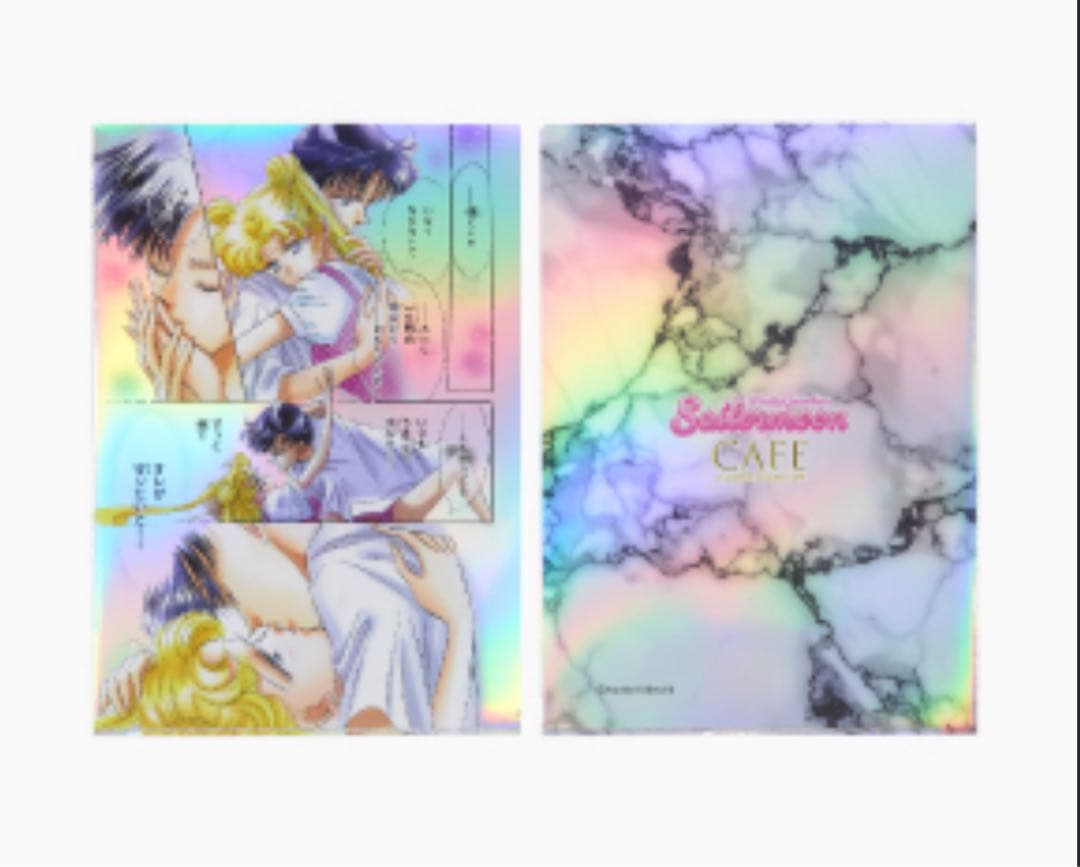 セーラームーン カフェ　クリアファイル　ムーン　A /B /C /D /E