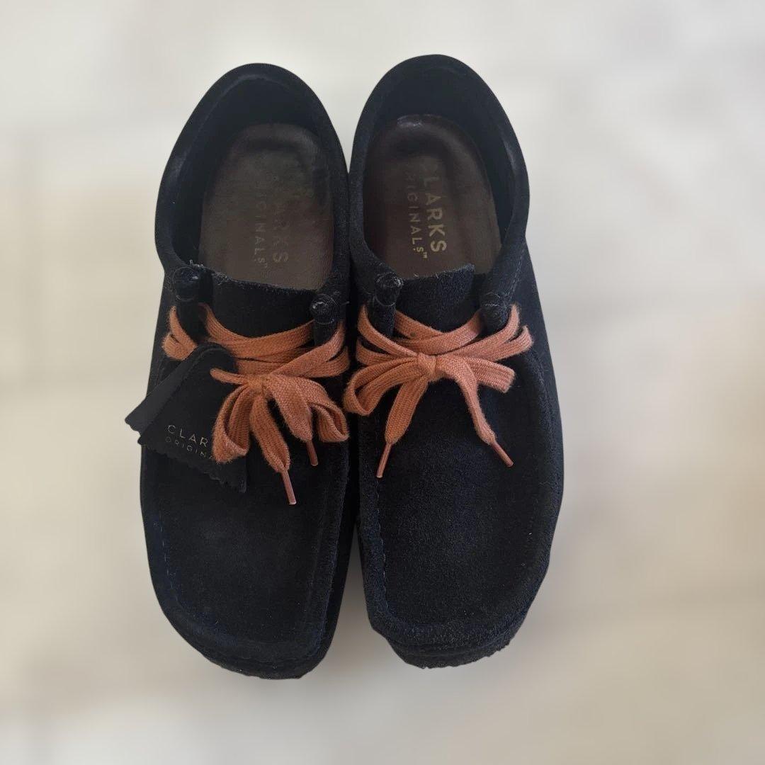 クラークス　ワラビー　ブラック