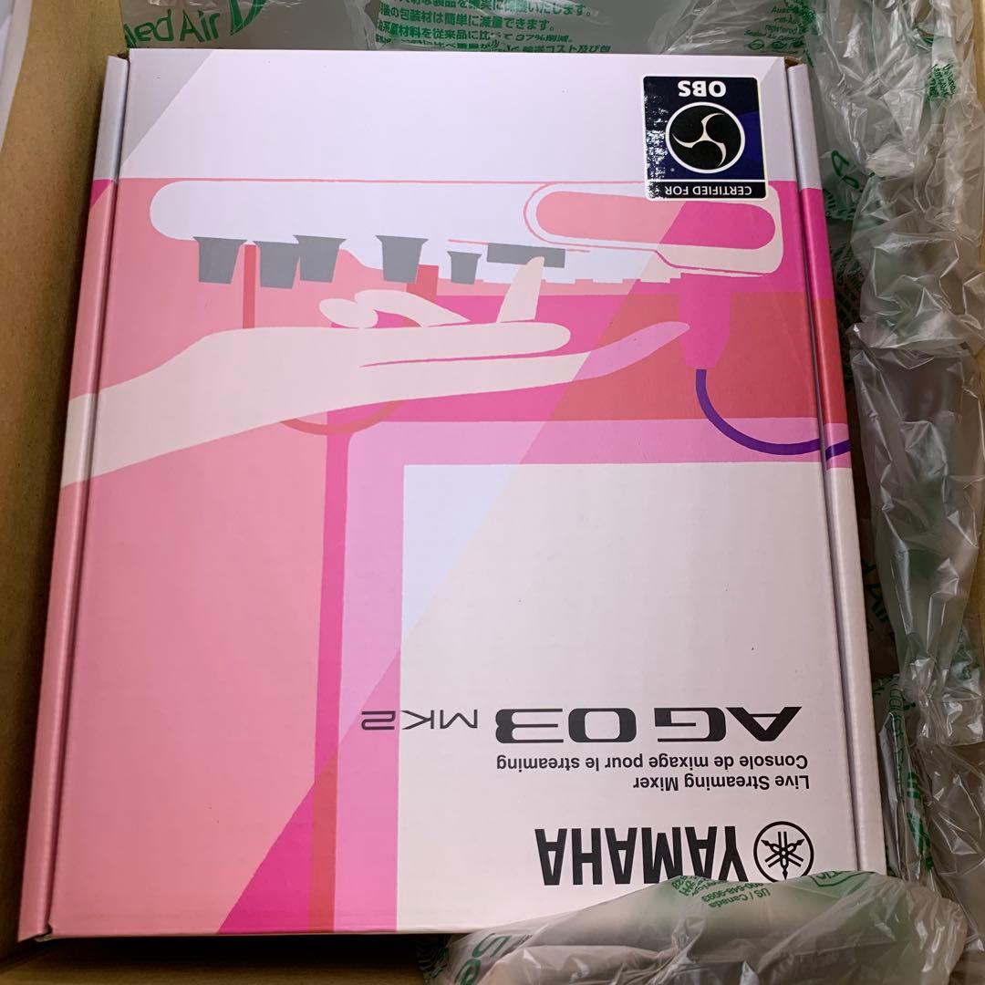 新品　YAMAHA ライブストリーミングミキサー オー　AG03MK2 W MC