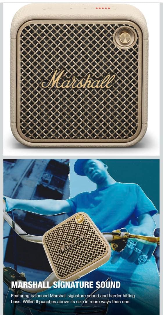 Marshall ワイヤレススピーカー 防水