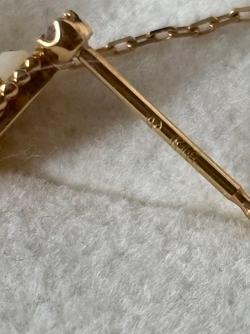 ヴァンドーム青山 ネックレス ピアス K18 シェル