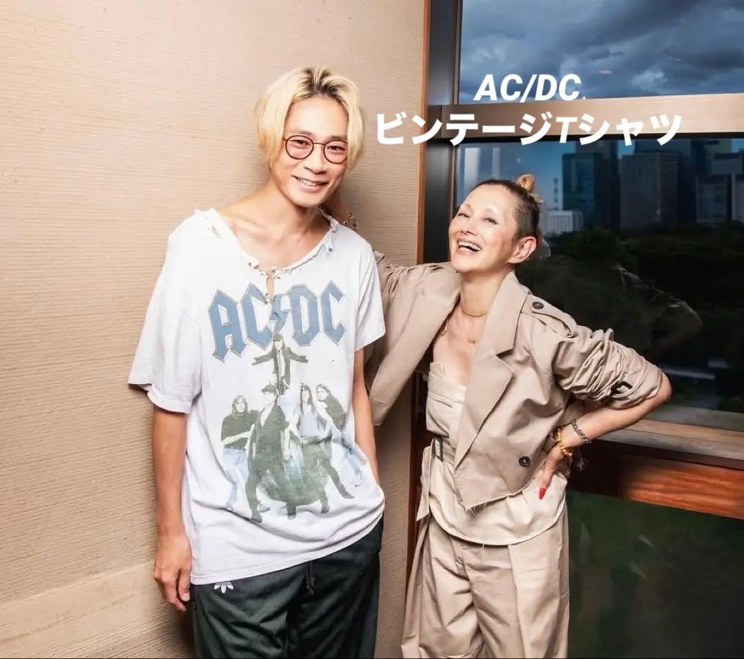 【美品/希少】AC/DC 古着 バンドT ツアーT ビンテージ 川上洋平氏着用