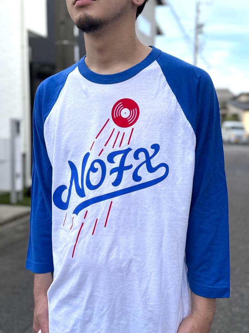新品未使用 NOFX ラグランTシャツ Los Dodgers XLサイズ