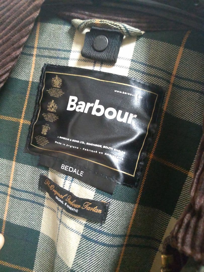 Barbour BEDALE バブアー ビデイル 36