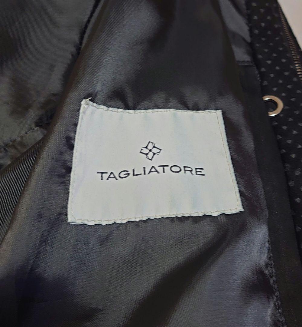 タリアトーレ スエード パンチング レザー ジャケット 黒 ブラック 50 LL