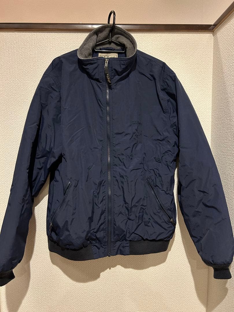 L.L.Bean ウォームアップジャケット　ネイビー　Mサイズ