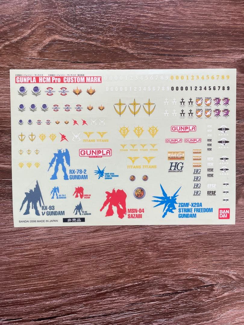 希少 ガンダム0083 シリーズ MG プラモデル 3種 オマケ非売品デカール