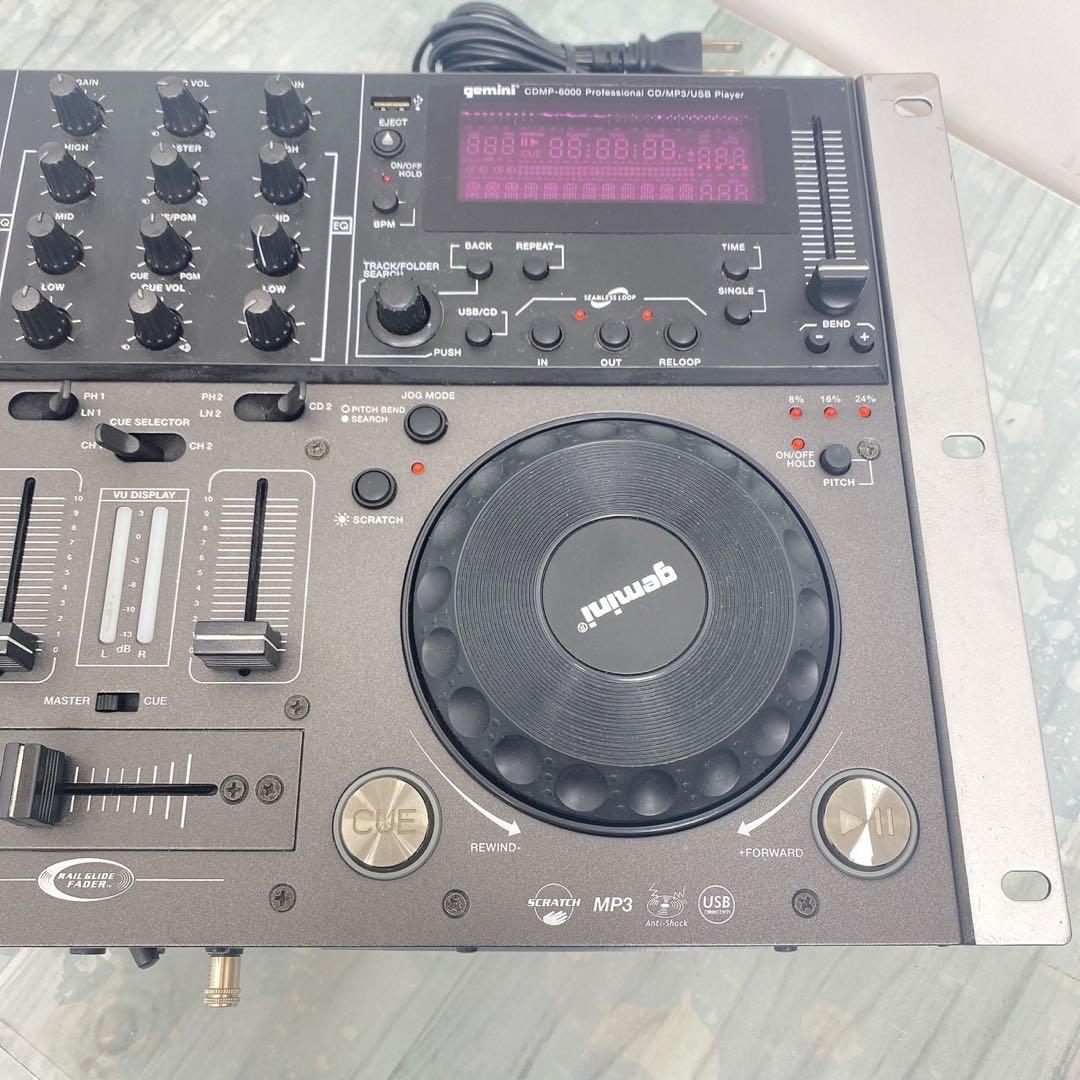 GEMINI CDMP-6000 ジェミナイDJターンテーブルCDMP3 CDJ