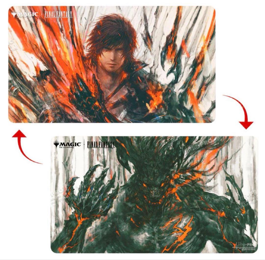 ウルトラプロ/FF 《クライヴ：ドミナント/イフリート》両面プレイマット