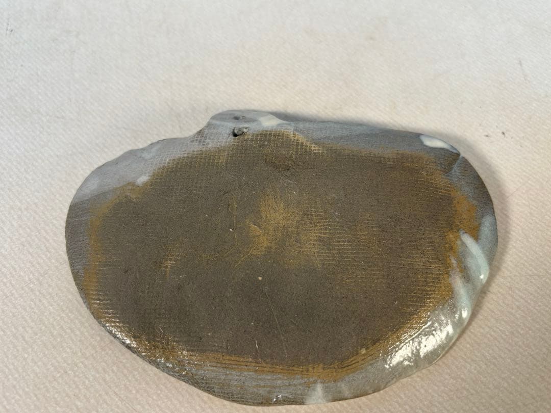 陶器製　持ち手付き小皿 6個セット