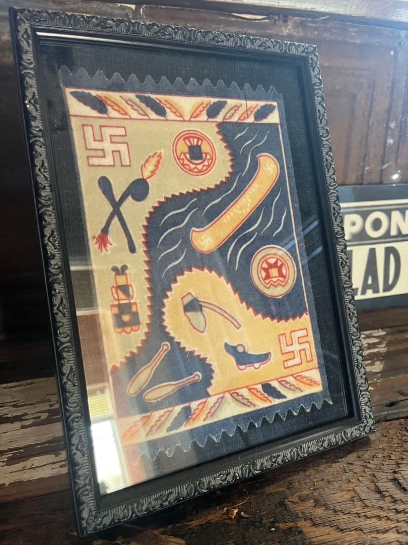 卍 Antique シガーフェルト ネイティブアメリカン スワスティカ