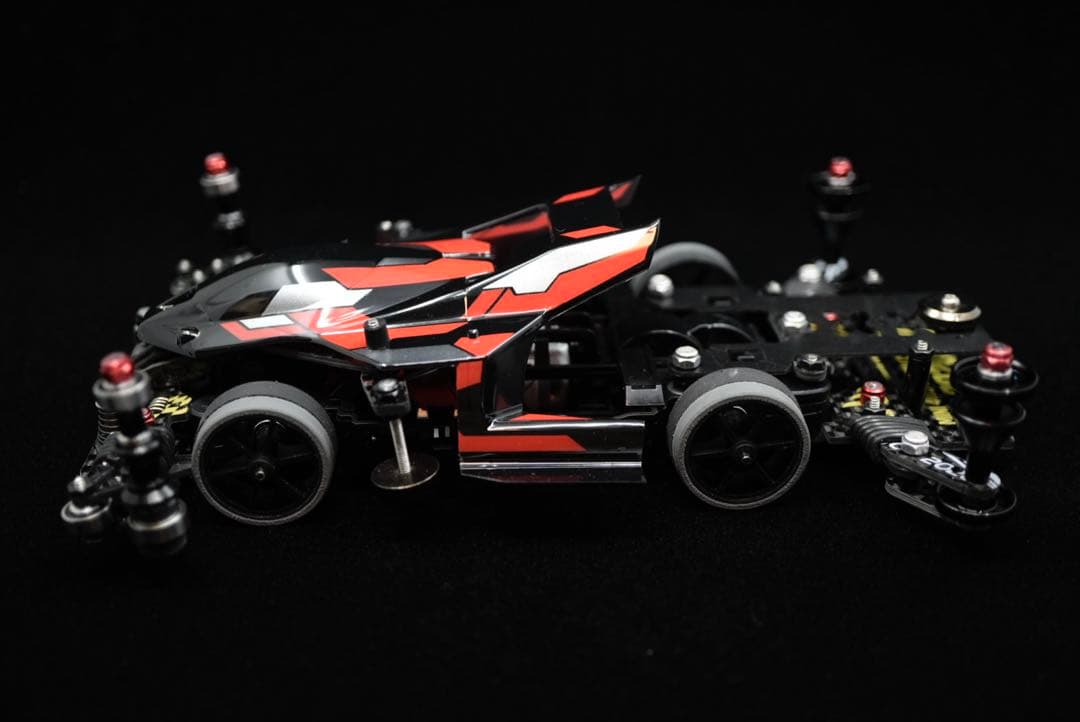 ミニ四駆 MSフレキ 完成マシン 紅機甲Ver. 海外優勝仕様