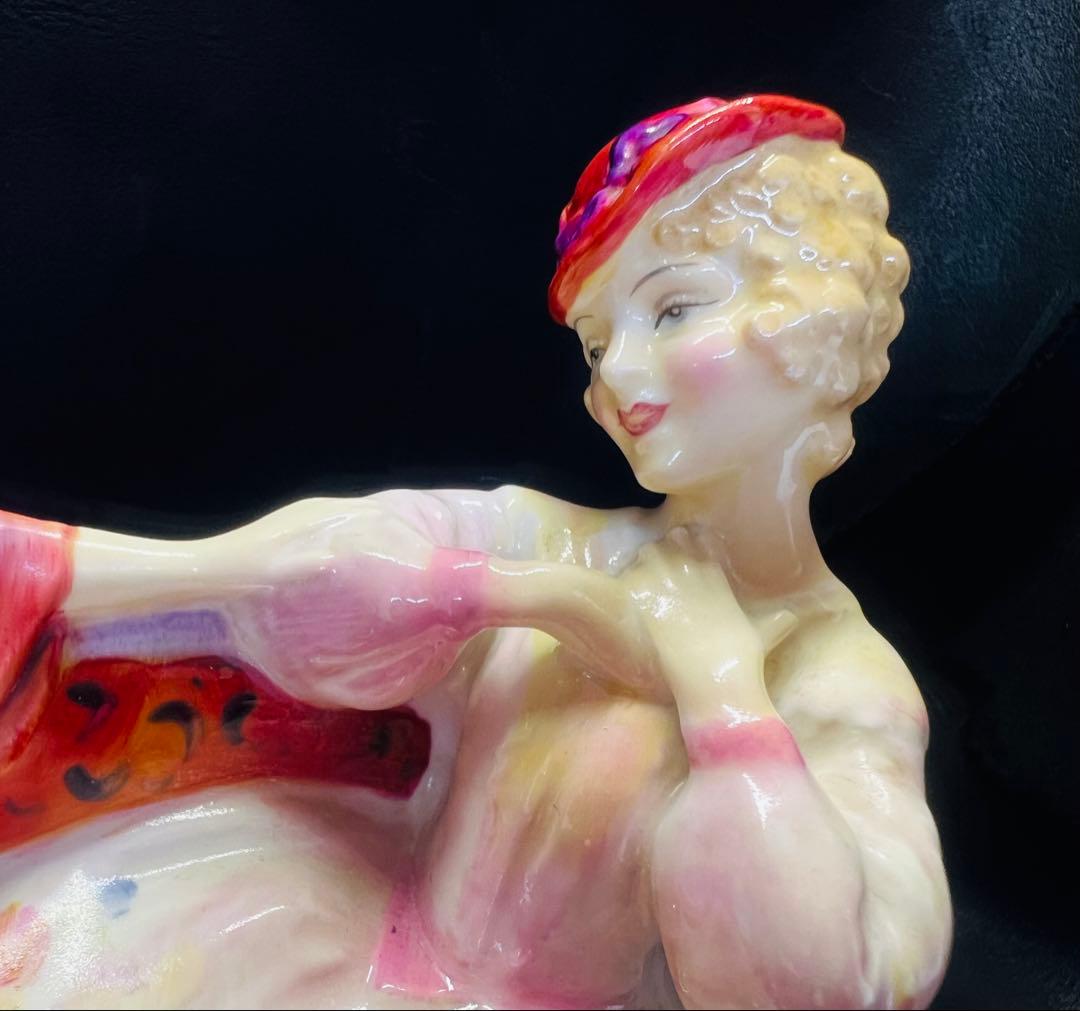 陶器製女性像 置物 置物