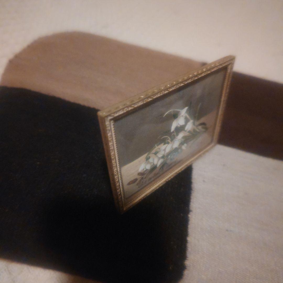 ドームガラス　アンティーク　フレーム　デンマーク