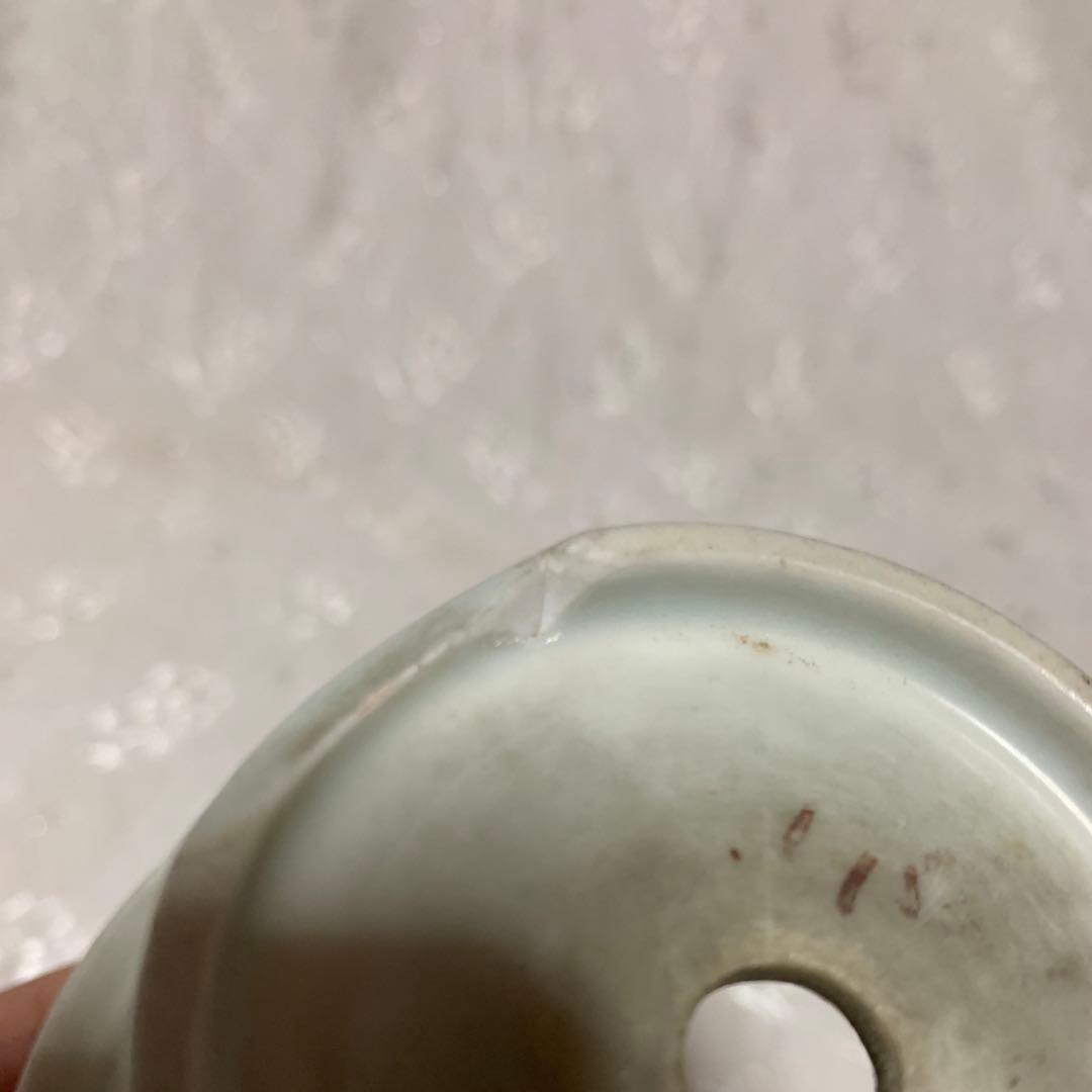 盆栽鉢　丸　ほつれあり　訳あり