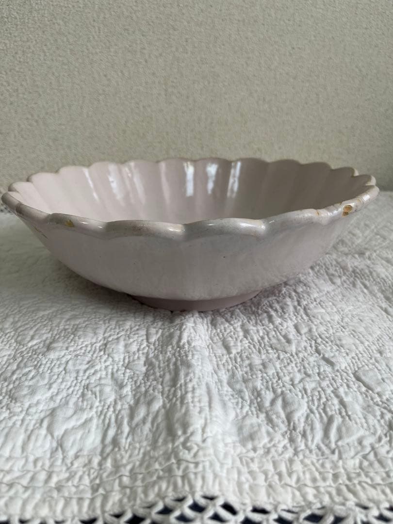 18世紀フランスアンティーク　ムスティエ　輪花鉢