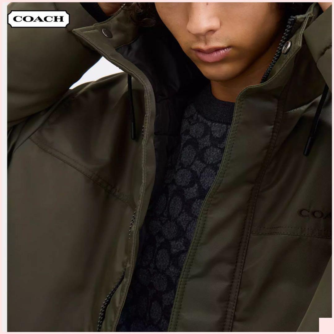 【SALE】COACH コーチ ダウンジャケット パーカー　Mサイズ