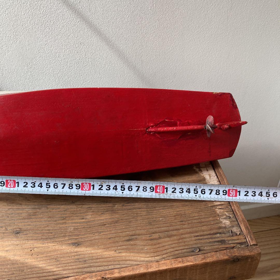 フランス製1940-50年代ハンドメイドビンテージシップボート　船　模型