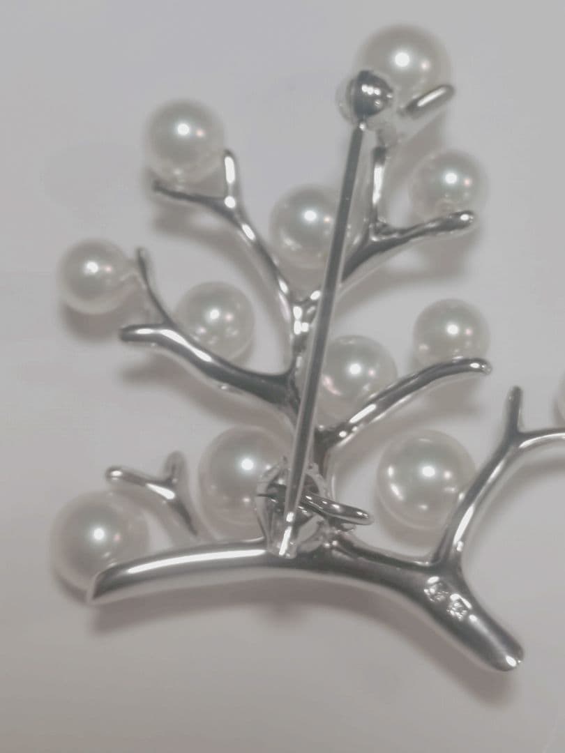 Mikimoto 真珠ブローチ 「幸福の木」