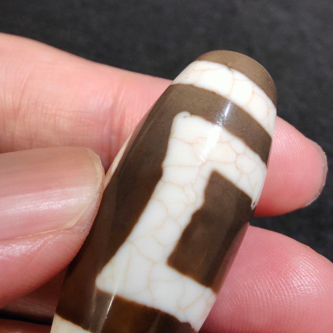 51 至純龍紋天地天珠　大　レア物　天珠　風水　占い　魔除け　天然石　開運　鉱物