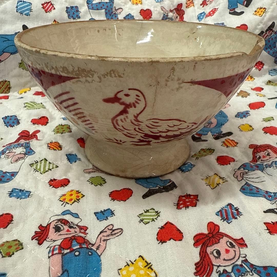 フランスのリュネヴィル、アンティークカフェオレボウル