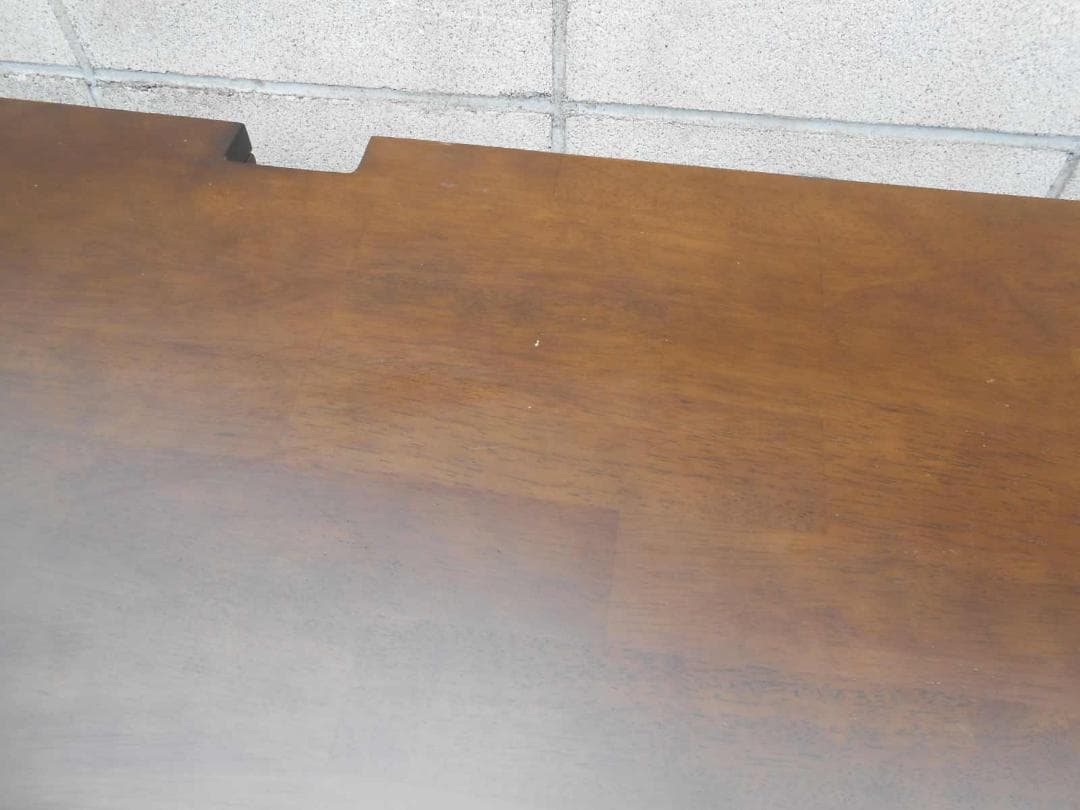 直接引取 人気商品 木製 パソコンデスク コード収納可能 ベルメゾン 近隣配送可